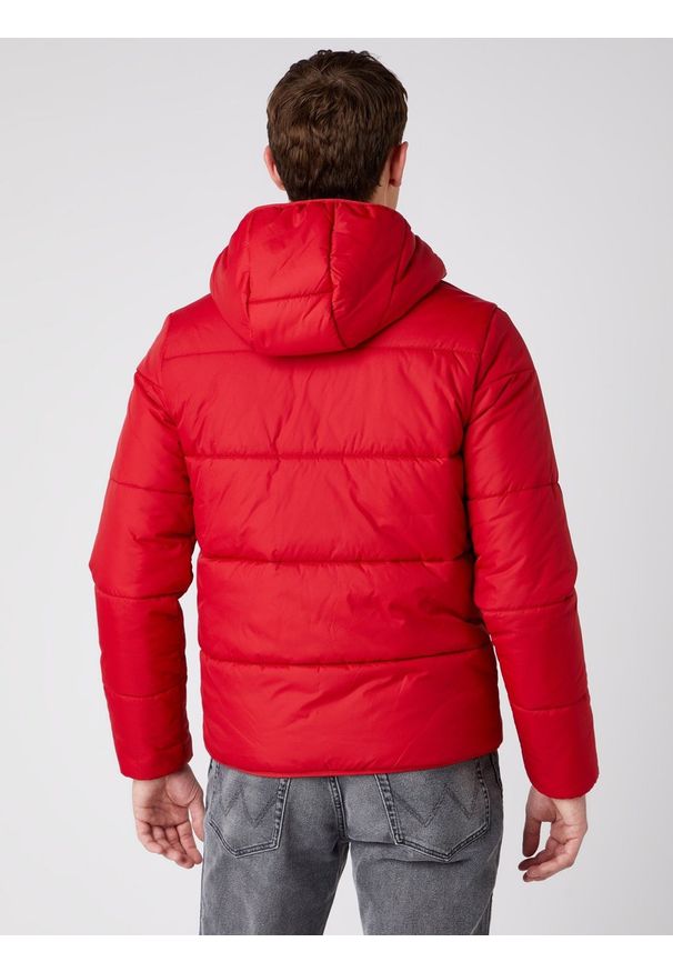 Wrangler - WRANGLER THE PUFFER MĘSKA KURTKA ZIMOWA RED W4D6WRX47 112141357. Sezon: zima