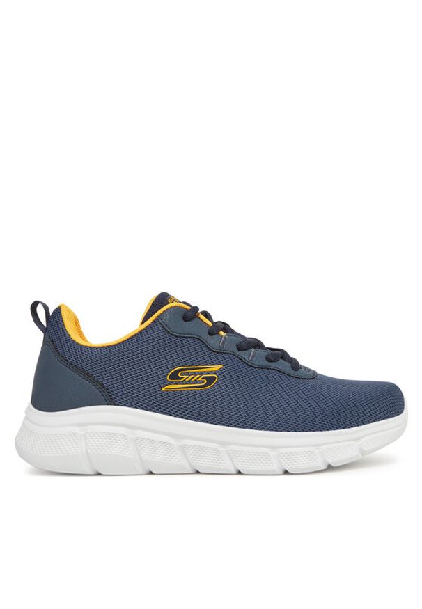 skechers - Skechers Sneakersy Bobs B Flex-Icy Edge 118109/NVY Granatowy. Kolor: niebieski. Materiał: materiał