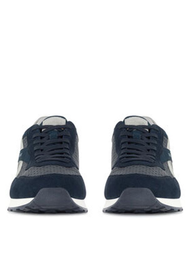 Rieker Revolution Lifestyle Półbuty U0302-15 Granatowy. Kolor: niebieski. Materiał: skóra