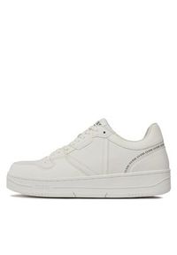 Guess Sneakersy Ancona Low FMPANC LAC12 Biały. Kolor: biały. Materiał: skóra #3