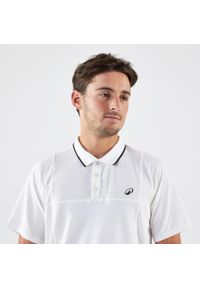 KUIKMA - Koszulka polo do tenisa męska Artengo Dry. Typ kołnierza: polo. Kolor: czarny, biały, wielokolorowy. Materiał: materiał, elastan. Sport: tenis