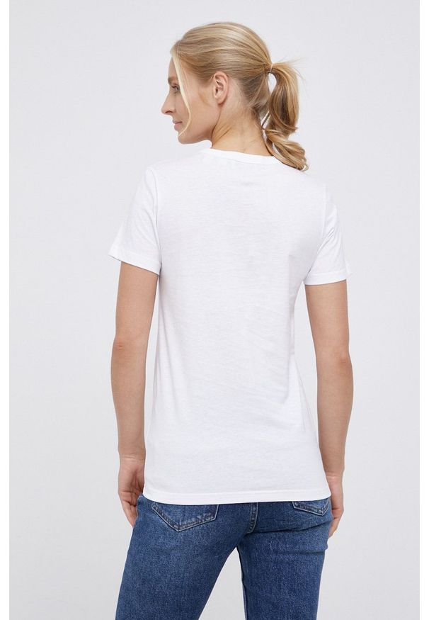 Rossignol T-shirt bawełniany kolor biały. Okazja: na co dzień. Kolor: biały. Materiał: bawełna. Wzór: nadruk. Styl: casual