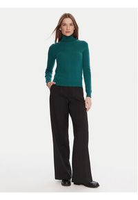 United Colors of Benetton - United Colors Of Benetton Golf 1002D2348 Zielony Regular Fit. Typ kołnierza: golf. Kolor: zielony. Materiał: wełna #4