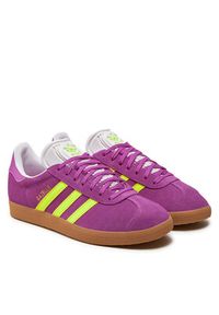 Adidas - adidas Sneakersy Gazelle JI1373 Fioletowy. Kolor: fioletowy. Materiał: skóra, zamsz. Model: Adidas Gazelle #6