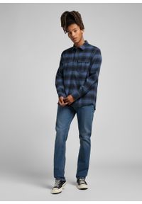 Lee - LEE DAREN ZIP FLY MĘSKIE SPODNIE JEANSOWE MID WORN TINTED L707SQBG 112320167 #5