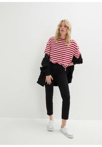 bonprix - Spodnie 7/8, high waist. Stan: podwyższony. Kolor: czarny #3