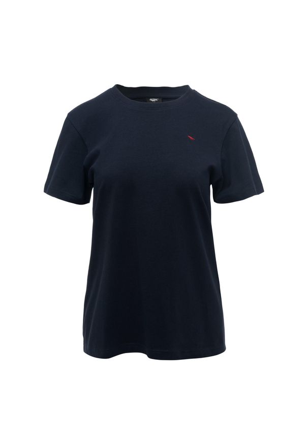 Hi-tec - Damska Koszulka Z Krótkim Rękawem Playo II. Kolor: niebieski. Długość rękawa: krótki rękaw. Długość: krótkie. Sport: turystyka piesza