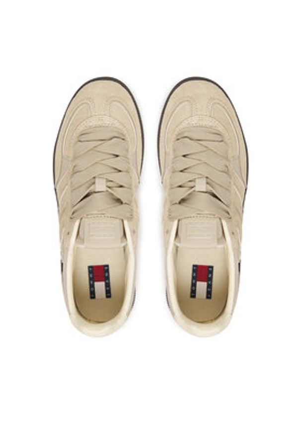Tommy Jeans Sneakersy The Greenwich Edge Suede EN0EN02924 Beżowy. Kolor: beżowy. Materiał: skóra, zamsz