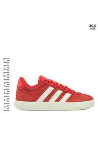 Adidas - adidas Sneakersy VL Court 3.0 JH8724 Czerwony. Kolor: czerwony. Materiał: zamsz, skóra #6