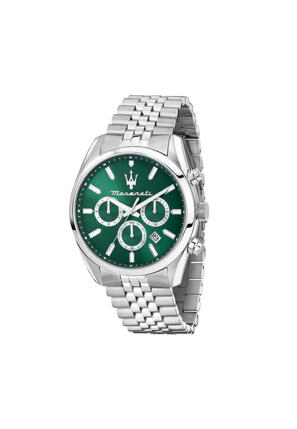 Zegarek Maserati. Kolor: srebrny