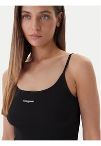 Tommy Jeans Top DW0DW22278 Czarny Slim Fit. Kolor: czarny. Materiał: bawełna #2