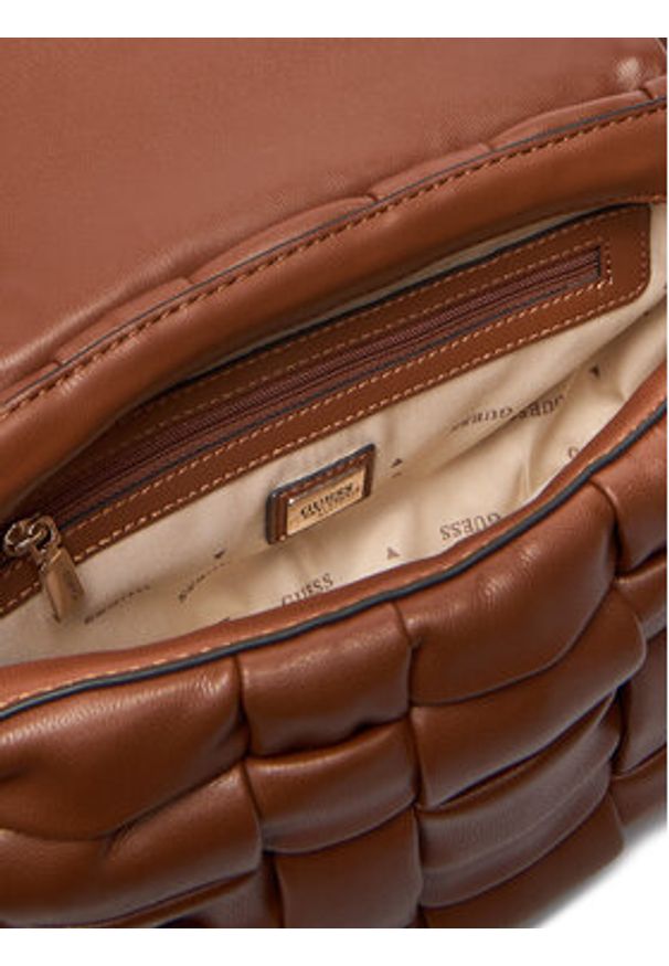 Guess Torebka HWWG80 72190 Brązowy. Kolor: brązowy. Materiał: skórzane