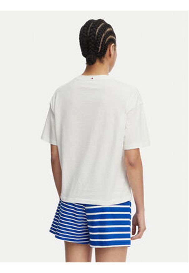 TOMMY HILFIGER - Tommy Hilfiger Piżama UW0UW05760 Niebieski Regular Fit. Kolor: niebieski. Materiał: bawełna