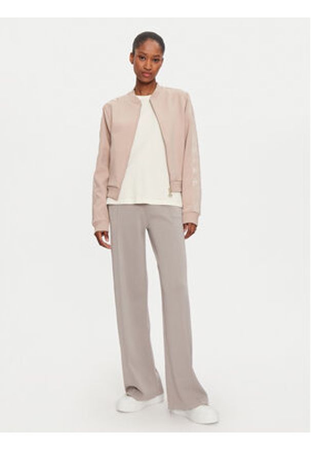 BOSS - Boss Bluza Cosmo 50527301 Beżowy Regular Fit. Kolor: beżowy. Materiał: bawełna