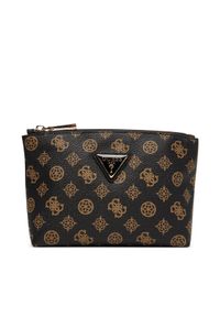Guess Kosmetyczka TWHP74 52959 Czarny. Kolor: czarny. Materiał: skóra
