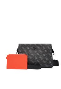 Guess Saszetka HMMILO P6157 Czarny. Kolor: czarny. Materiał: skóra #1