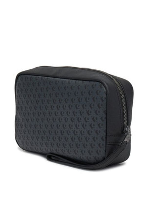 Calvin Klein Jeans Kosmetyczka Matte Aop Wash Bag Pu LV04G1052G Czarny. Kolor: czarny. Materiał: skóra
