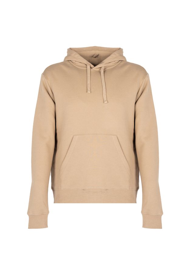 Les Hommes Bluza "Hoodie" | LBH1005700U | Mężczyzna | Piaskowy. Okazja: na co dzień. Materiał: bawełna. Długość: długie. Styl: sportowy, klasyczny, casual