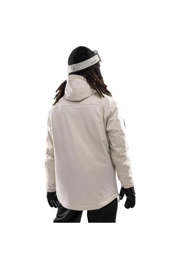 SIROKO - Kurtka snowboardowa męska W6 Eriz. Kolor: beżowy. Sezon: zima. Sport: snowboard