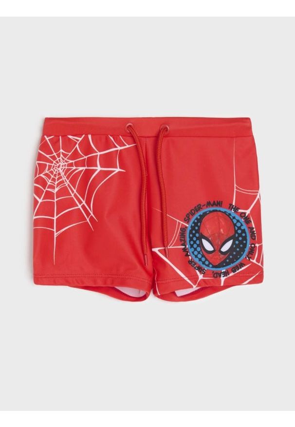 Sinsay - Kąpielówki Spider-man - czerwony. Kolor: czerwony
