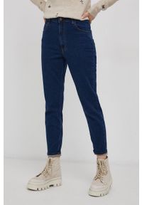 Cross Jeans Jeansy Joyce damskie high waist. Stan: podwyższony. Kolor: niebieski #1