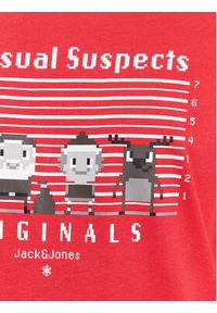 Jack & Jones - Jack&Jones T-Shirt 12246605 Czerwony Standard Fit. Kolor: czerwony. Materiał: bawełna #3