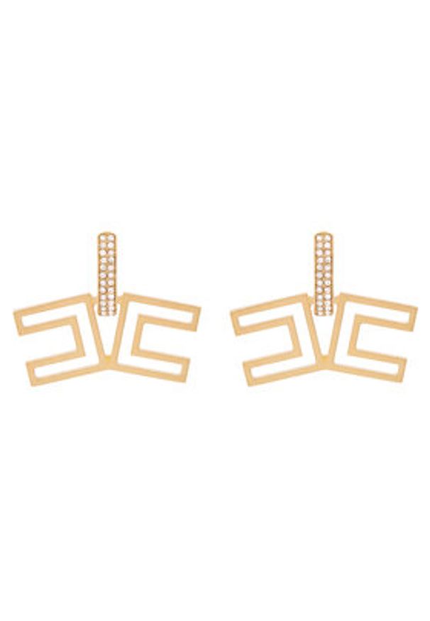 Elisabetta Franchi Kolczyki OR-31A-61E2-V240 Złoty. Materiał: metalowe. Kolor: złoty