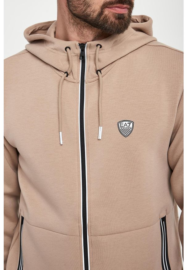 EA7 Emporio Armani - Bluza męska z kapturem EA7 EMPORIO ARMANI. Typ kołnierza: kaptur