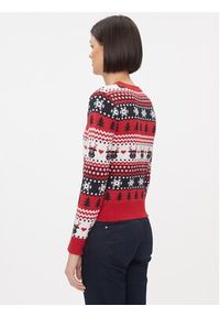 only - ONLY Sweter 15302939 Czerwony Regular Fit. Kolor: czerwony. Materiał: syntetyk
