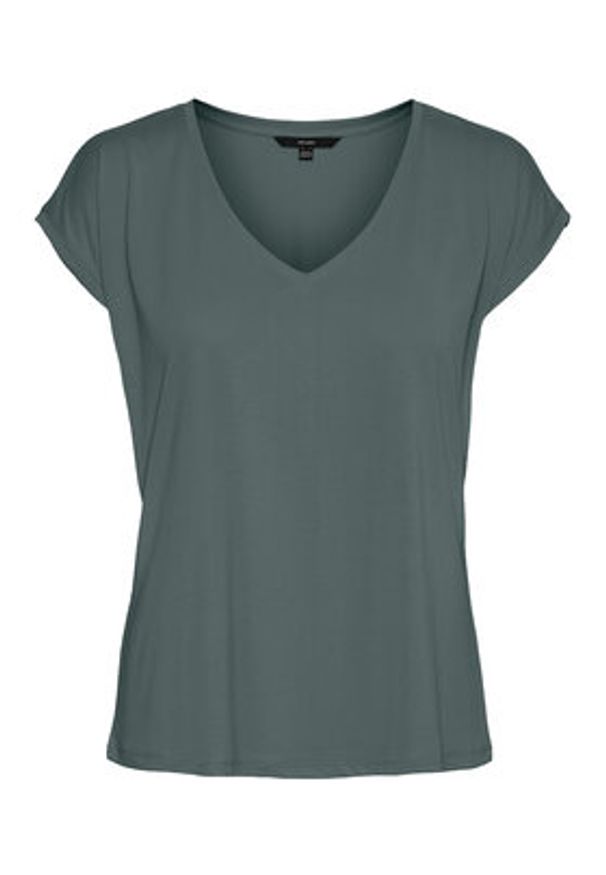 Vero Moda T-Shirt Filli 10247666 Zielony Relaxed Fit. Kolor: zielony. Materiał: syntetyk