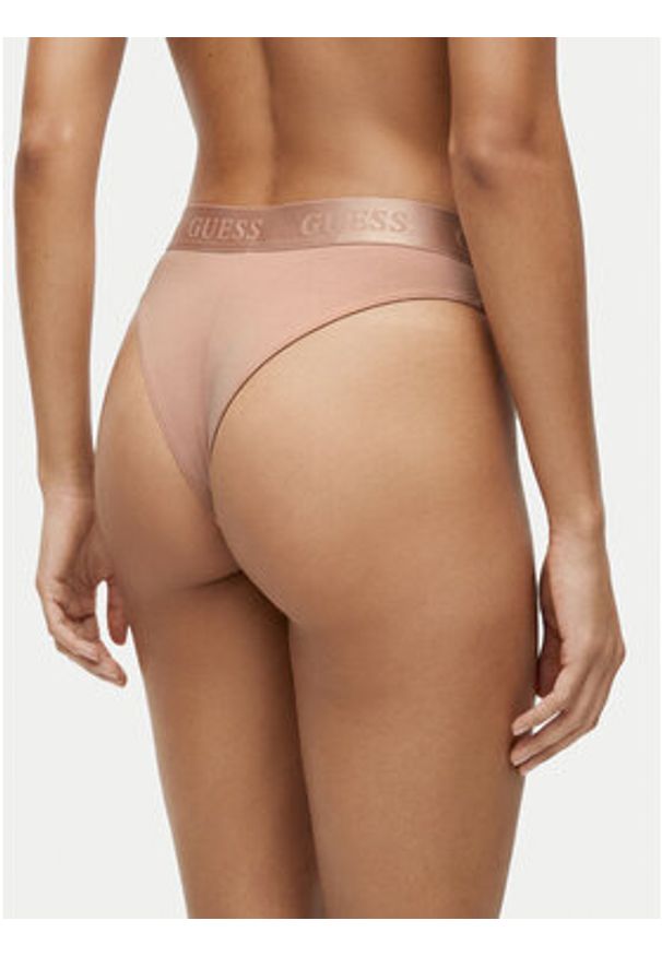 Guess Figi brazylijskie O6GE04 KE831 Różowy. Kolor: różowy. Materiał: bawełna