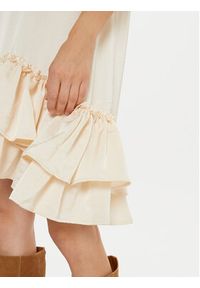 YAS Sukienka koktajlowa Eleanor 26034241 Écru Regular Fit. Materiał: syntetyk. Styl: wizytowy #8