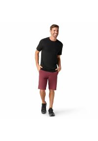 Koszulka z krótkim rękawem męska Smartwool Merino Short Sleeve Tee. Kolor: czarny. Długość rękawa: krótki rękaw. Długość: krótkie