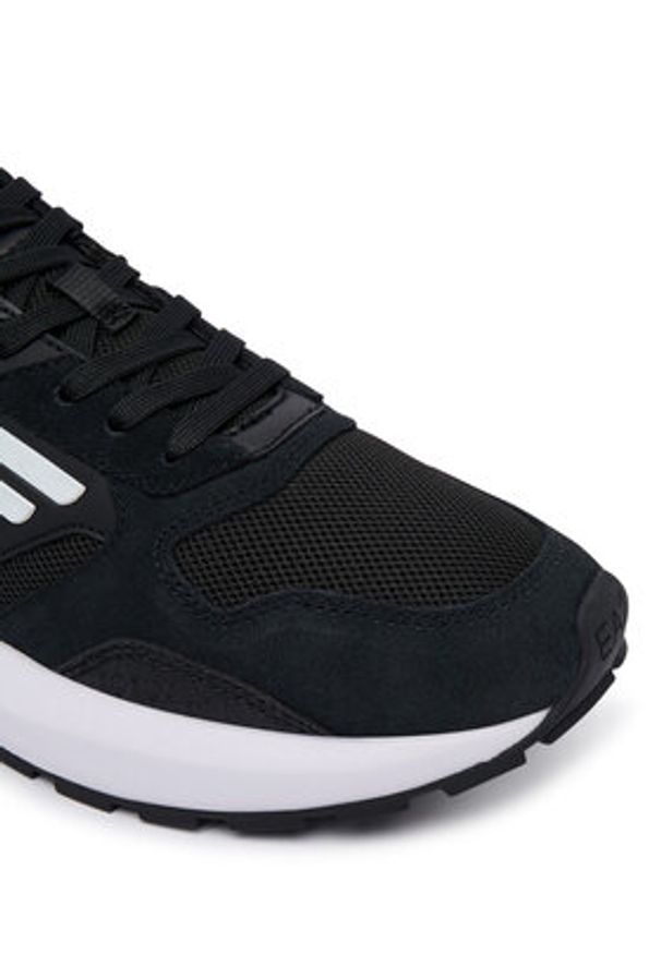 EA7 Emporio Armani Sneakersy 7X000657 AF23110 MC001 Czarny. Kolor: czarny. Materiał: materiał
