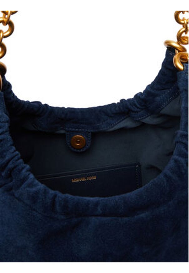 MICHAEL Michael Kors Torebka 30S6A15L7S Niebieski. Kolor: niebieski. Materiał: zamszowe, skórzane