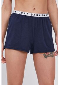 DKNY - Dkny - Piżama. Kolor: niebieski. Wzór: nadruk #6