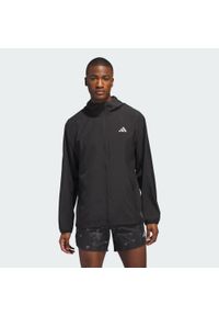 Adidas - Kurtka Run It. Kolor: czarny. Materiał: materiał. Sport: bieganie #1