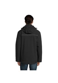 SOL'S - Męska Kurtka Rock Padded Soft Shell Jacket. Kolor: czarny
