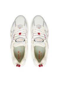 Replay - REPLAY Sneakersy GMSD5 .000.C0002T Biały. Kolor: biały. Materiał: materiał