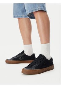Converse Tenisówki Sport Casual A15109C Czarny. Okazja: na co dzień. Kolor: czarny. Materiał: materiał. Styl: casual, sportowy #5