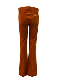 Wrangler - WRANGLER RETRO 1970S VINTAGE DAMSKIE SODNIE JEANSOWE FLARE COPPER W233EK42U. Styl: retro, vintage