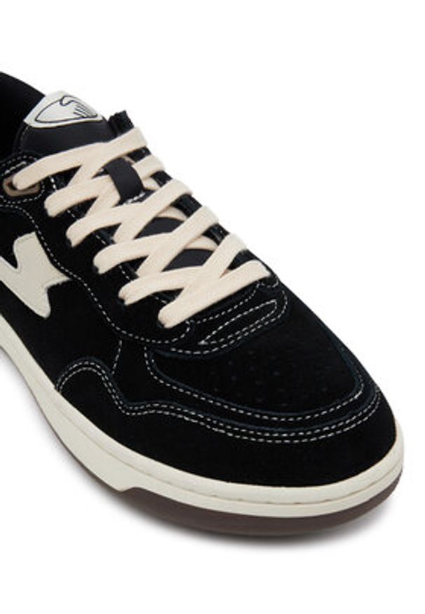 S.W.C Stepney Workers Club Sneakersy Pro Cup 01 S-Strike YQ02015 Czarny. Kolor: czarny. Materiał: zamsz, skóra
