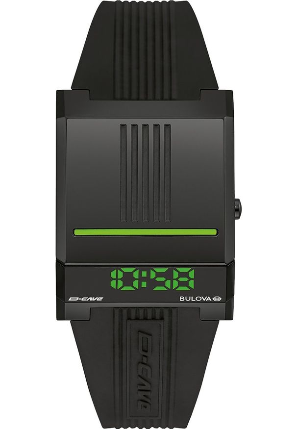Zegarek Bulova Zegarek męski Bulova 98C141 czarny. Kolor: czarny