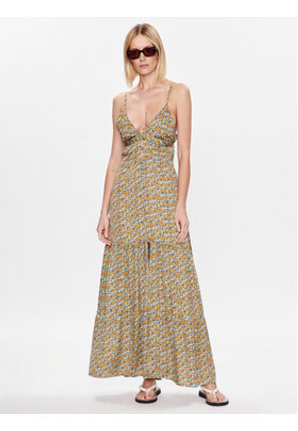 Maaji Sukienka letnia 1944CLD002 Kolorowy Regular Fit. Materiał: wiskoza. Wzór: kolorowy. Sezon: lato