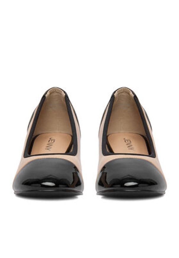 Jenny - JENNY Czółenka CEO-WS24030-01 Beżowy. Kolor: beżowy. Materiał: materiał