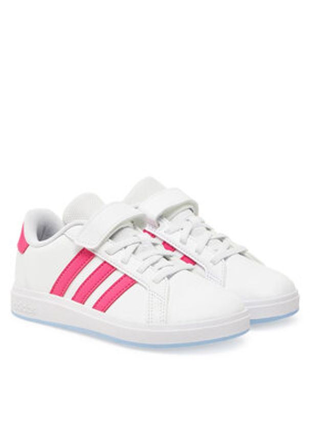Adidas - adidas Sneakersy Grand Court 2.0 JI0975 Biały. Kolor: biały. Materiał: materiał