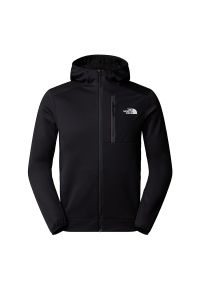 Bluza męska The North Face Mountain Athletics 0A8DY7JK31 - czarna. Kolor: czarny. Materiał: polar, poliester. Wzór: aplikacja #1