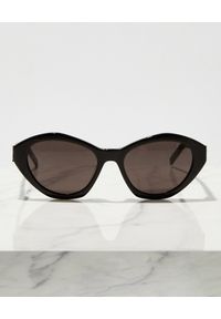 SAINT LAURENT - Czarne okulary przeciwsłoneczne. Kolor: czarny #4