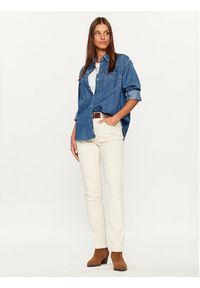 Pepe Jeans Jeansy Mary PL204164 Écru Straight Fit #4