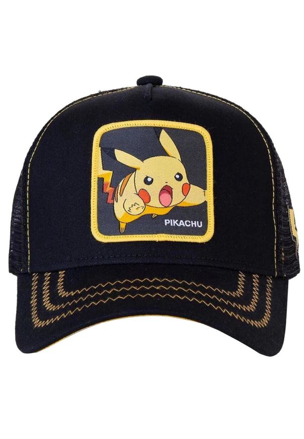 CapsLab - Czapka z daszkiem Capslab Pikachu Pokemon Trucker CL/PKM2/1/PIK7. Kolor: czarny